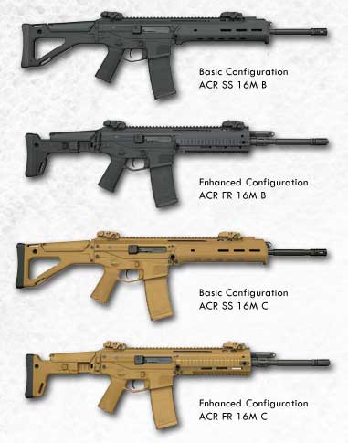 The Bushmaster ACR for the commercial market is available in the Basic and 