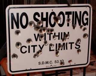 signs funny shooting sign limits gun seem within attract shoot control amendment around bullets government collection random warning jokeroo medicine