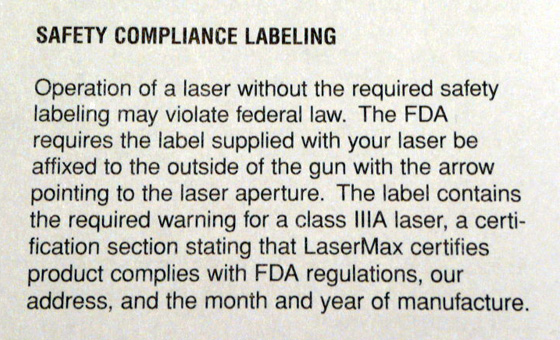Laser-Warning