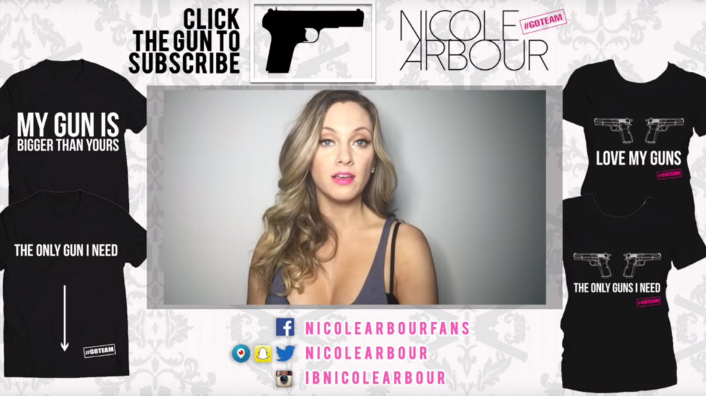 Nicole-Arbour-Gun-Tshirts